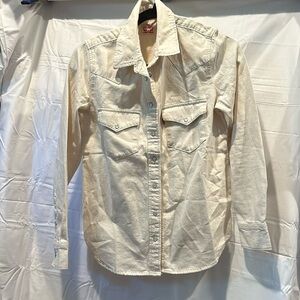 Levi's Cream Button Down Shirt